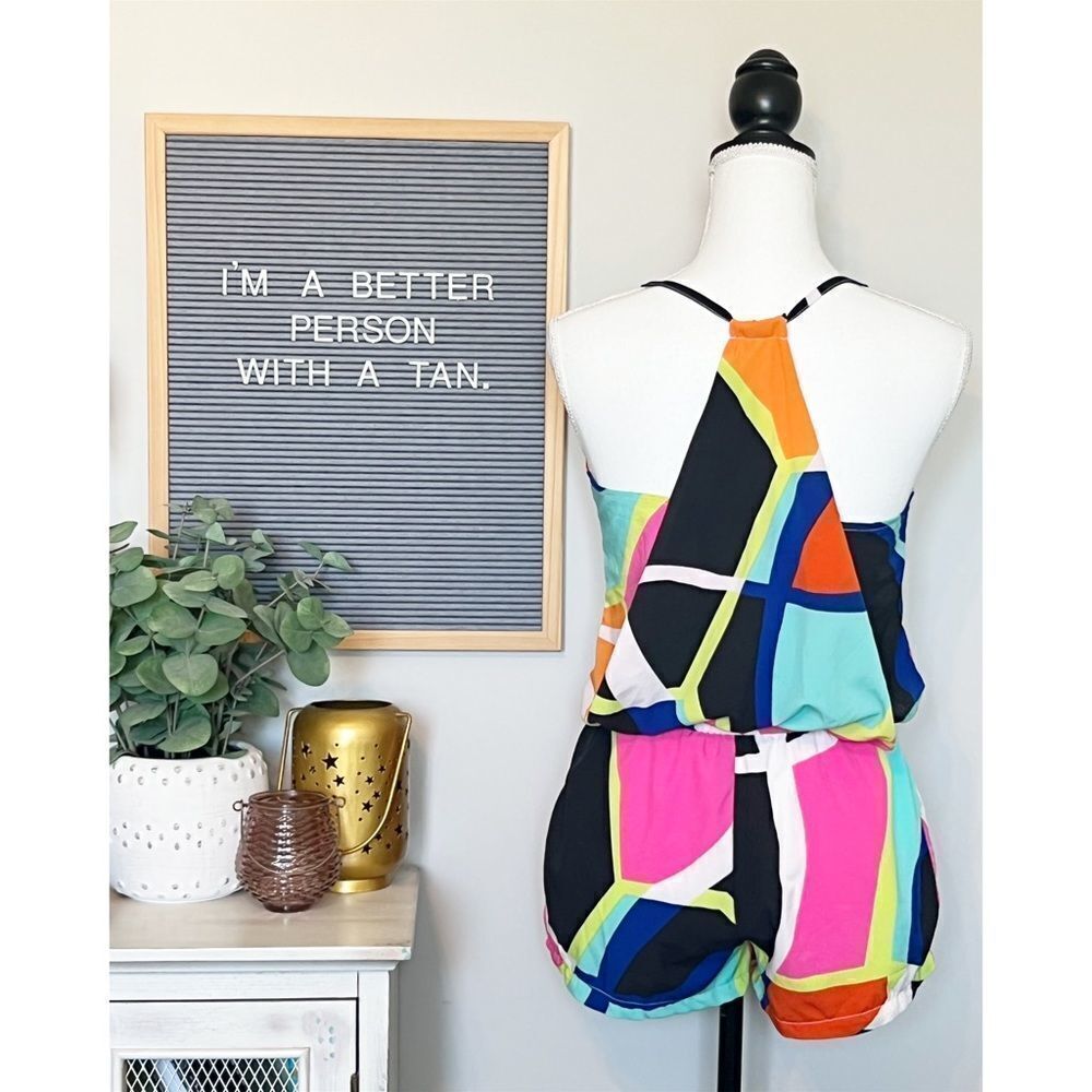 Fabletics “Neema”Multi-Color Romper - Size S - image 6